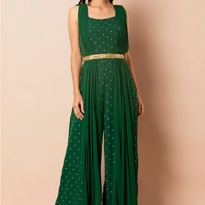 NWT Green polka dot jumpsuit